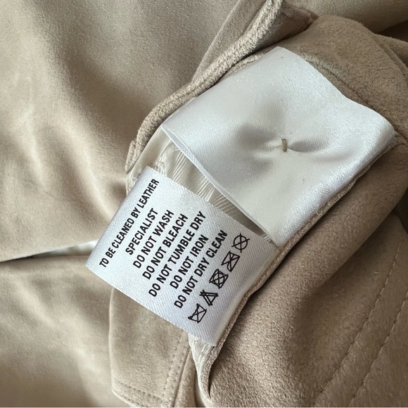 Helsa Suede 5 Pocket Pants in Sandy Beige Size Small - Picture 12 of 13